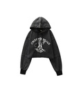 Knitted Hooded Sweatshirt