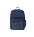 spine-protecting schoolbag in navy blue