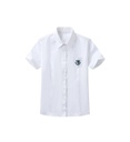 Women's White Short-Sleeve Shirt