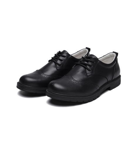 Unisex Microfiber Brogue Leather Shoes